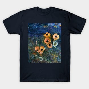 Abstract barnacles on rocks T-Shirt